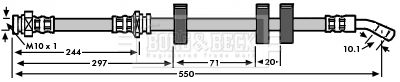 BORG & BECK Pidurivoolik BBH6048